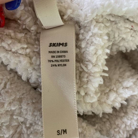 Skims Cozy Short Set Sz S/M in Bone - Picture 15 of 15